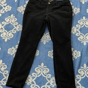 AnnTaylor /LOFT Black Corduroy Pant